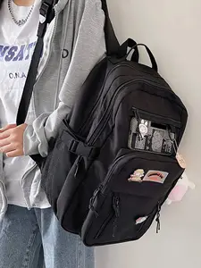 Waterproof Minimalist Backpack for Women with Large Capacity, Portable Laptop Compartment, Ideal for Travel and Outdoor Activities