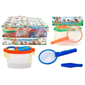 212 MAIN Gentle Grip Kid-Friendly Diamond Visions Bug Catcher Kit - 3-Piece, Multi-Color, Pack of 12 - for Outdoor Play, Nature Exploration