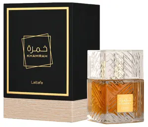 Lattafa Khamrah Eau De Parfum 3.4oz | Unisex Long Lasting Sweet Spicy Vanilla Cinnamon Fragrance | Viral Arabian Perfume