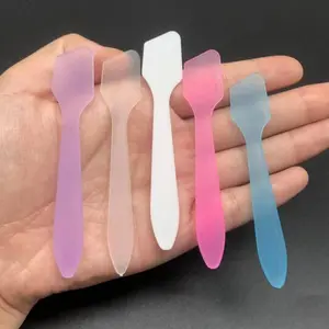 10pcs PP Cream Spatulas, Facial Mask And Eye Cream Scoop Sticks, Cosmetic Cream Scoops for Skincare Application