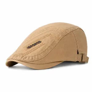 Men's British-Style Forward Beret Baseball Cap - Versatile Outdoor Sun Hat for Sports Activities, Men's Accessories, Cool Gifts for Guys,summerwins