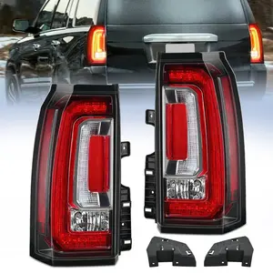 Nilight Nilight Taillight Assembly Compatible with 2015 2016 2017 2018 2019 2020 GMC Yukon and Yukon XL 2015-2018 submodel Denali SLE SLT LED Type Tail Lights Rear Lamp Replacement Driver and Passenger Side fathersdaygift