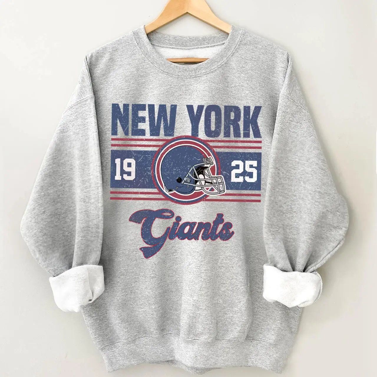 Vintage Giant Retro Football Sweatshirt, Giant Y2k Football Fan Gifts Crewneck Sweatshirt, Unisex Gifts For Football Fan