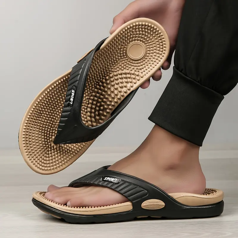 Acupressure Massage Slippers, Flip-Flops, Arch Support, Suitable for Adults, Unisex, Lightweight And Comfortable Summer Sandals with Shock Absorption And Anti-Slip Features, Ideal for Indoor And Outdoor Use at The Beach During Spring And Su Boy Shoe  hat