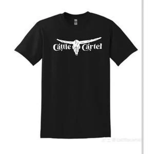 Men's Classic Logo T-Shirt - Casual Shortsleeve Round Neck Graphic Top, Black Everyday Wear Tshirt