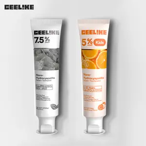 CEELIKE 2-Piece Family Toothpaste Set – Hydroxyapatite Toothpaste & Orange Flavor Kids Toothpaste, Enamel Strengthening, Gentle Oral Care