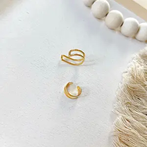 Ear cuff - 24k gold plated - Casual | Elegant