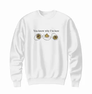 Thanksgiving Shirt for Women, Deviled Eggs Sweatshirt for Holiday Celebrations, Comfortable Thanksgiving Dinner Crewneck,  Tops & Tees, For Men, For Women, For Tourism, Gender Neutral Appeal, Fit For All, Fashion For All
