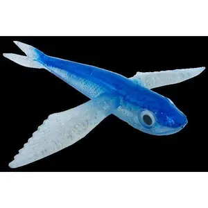 Set of 10 Flying Fish 8" Blue / NON Glow TUNA Lure, UNRIGED - NEW