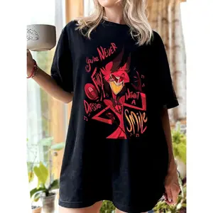 Hazbin Hotel Alastor T Shirt, Alastor Vivziepop Shirt, Radio Demon Alastor Hazbin Hotel Characters shirt Hazbin Hotel Cartoon