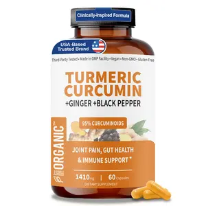 Turmeric & Ginger Complex 1410mg | with Black Pepper & Boswellia