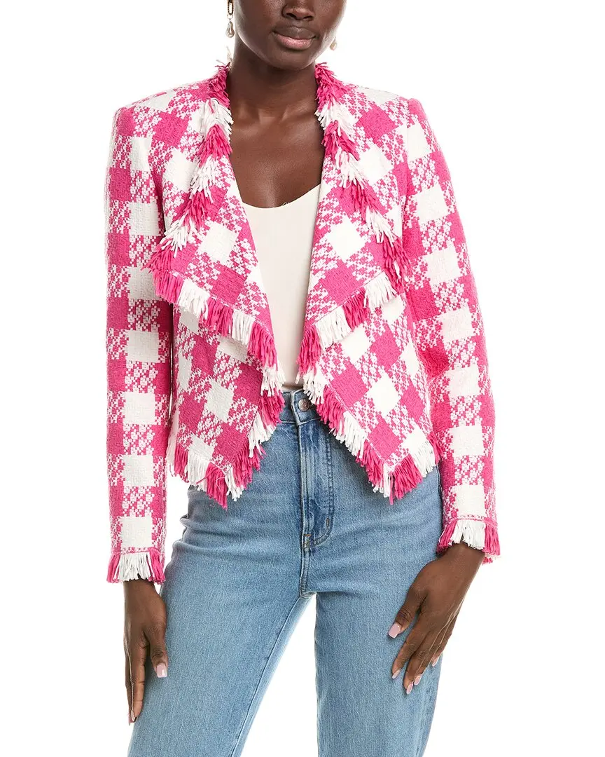 Oscar de la Renta Silk-Lined Wool-Blend Jacket