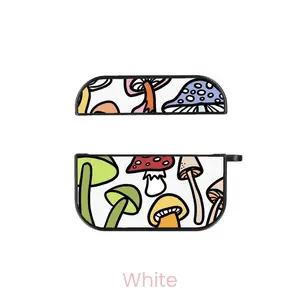 abbyrose Mushroom Mania AirPod Case Original (1st or 2nd gen) Rigid Plastic White