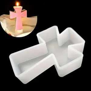 Cross Silicone Mold – Heat Resistant & Easy-Release for Resin, Soap, Candle & Plaster, High-Detail Craft Mold, Handmade, DIY, Molding