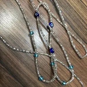 Silver or Gold Evil Eye Waistbeads #evileye #waistbeads #gold #silver #divinefeminine #selfcare #spirituality #spiritual #spiritualhygiene #selflove #divineprotection #divinedimebeads