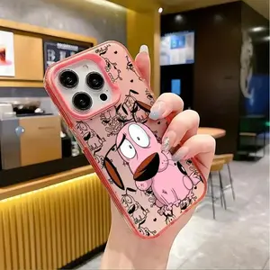 Cartoon Cour.age the Coward.ly D0g phone case,for iPhone 17/16/15/14/13/12/11 ProMax Plus for Samsung phones,an excellent gift for friend or fans.