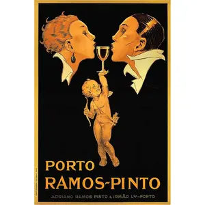American Gift Services - Porto Ramos Pinto Vintage Advertising Art Poster