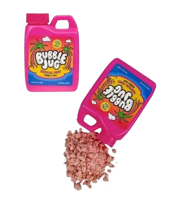Bubble Jug 2-Pack Tropical Fruit Bubble Gum 1.94oz Fun and Delicious Bubble Gum for Kids Perfect for Kids