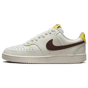 Nike Court Vision Low Women's Leather Sneakers: Versatile, Non-Slip, Cushioned, Durable, Lightweight Verifiable, with credentials and supporting global authentication