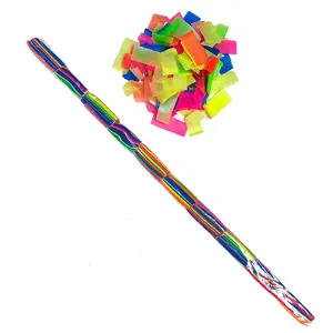 Neon UV Multicolor Tissue Confetti - Speed Load Cannon Sleeve (1/4lb)
