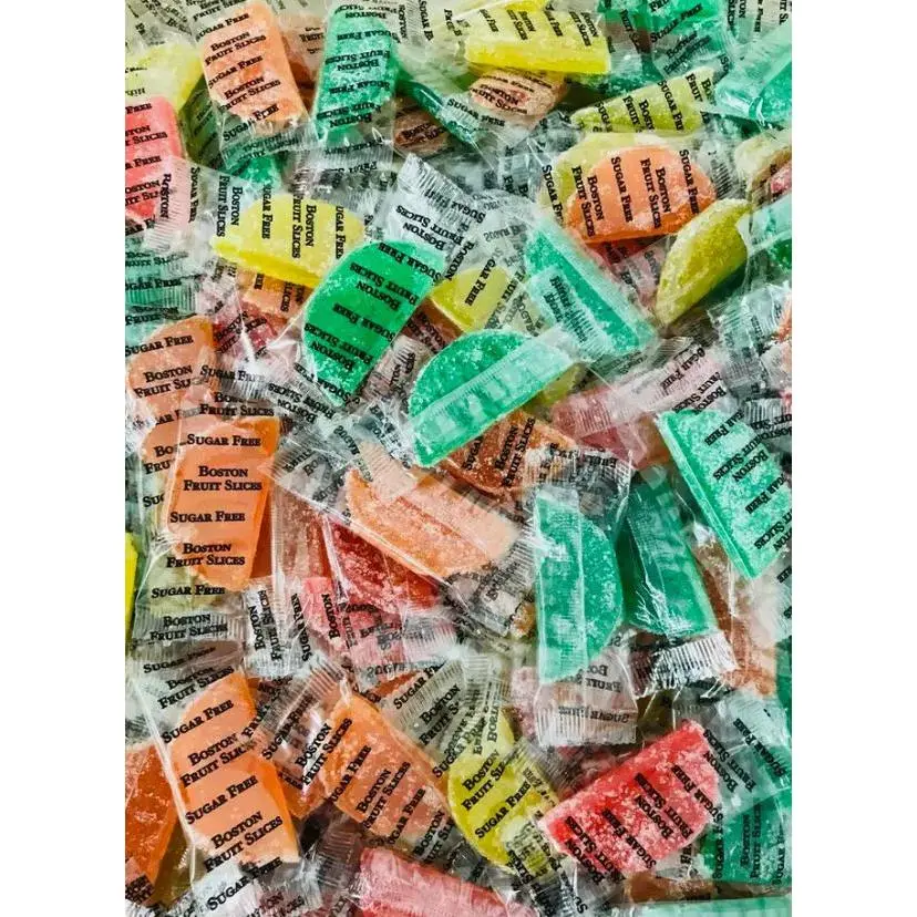 Nuts To You Sugar-Free Assorted Fruit Flavor Candy Snacks - Cherry, Lemon-Infused Sweet Treats in Individual Packs