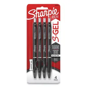 Sanford  Bold Gel Pen, Black - Pack of 4