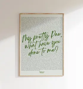 POWERLESS Quote Print, Fantasy Bookish Wall Art, Book Quote Print, Book Lover Art, Powerless Trilogy Poster (Unframed)