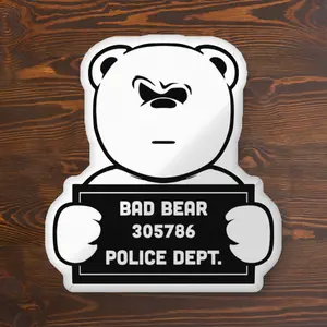 BadBear Pillows - Soft Polyester with Vibrant Print in 3 Sizes - Ideal for Snuggling or Gifting
