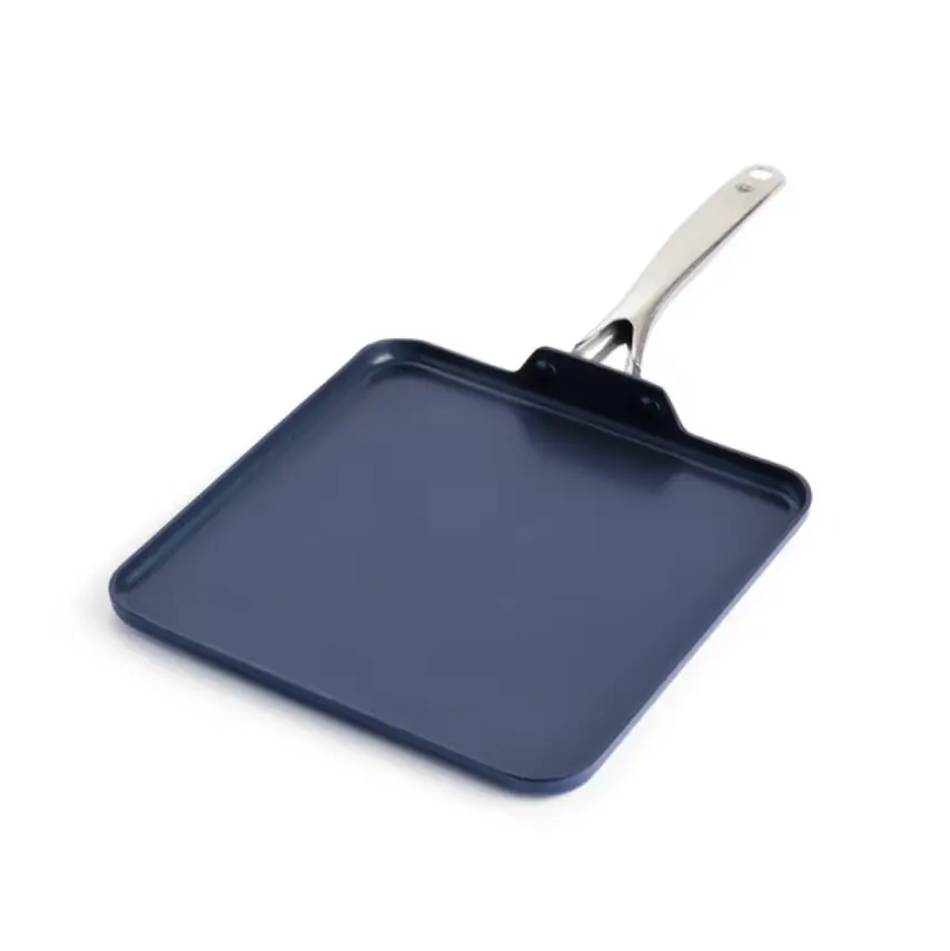 11″ Ceramic Nonstick Griddle – Toxin-Free Kitchen Cookware Compatible with Nonstick Pans & Woks, Safe for Dishwasher, Oven, Metal Utensils