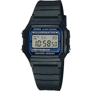 Casio Men's Illuminator Digital Watch with Blue Backlight - F-105W-1A