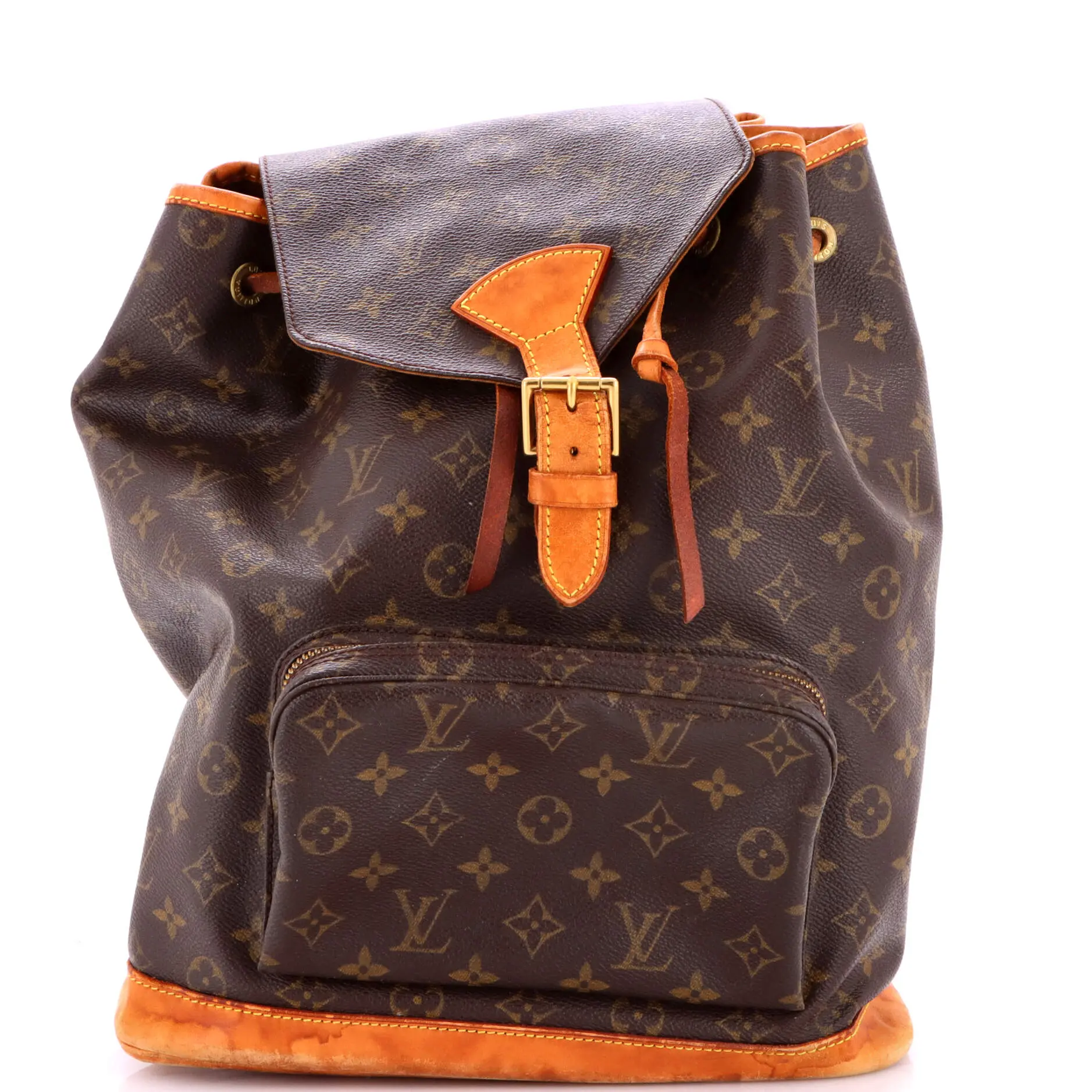 Pre-owned Louis Vuitton Material Backpacks by Rebag