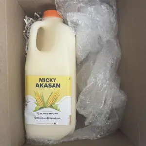 Micky Akasan - Authentic Haitian Cream with Corn Sweet Premium Cream for Holidays Dessert Pairings & Gifts Creamy