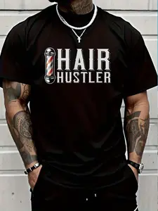 100% Cotton Barber - Hairdresser Hairstylist Barbershop Barber T-Shirt Women's Men's Graphic Tee Crew Neck summer vacation Tops