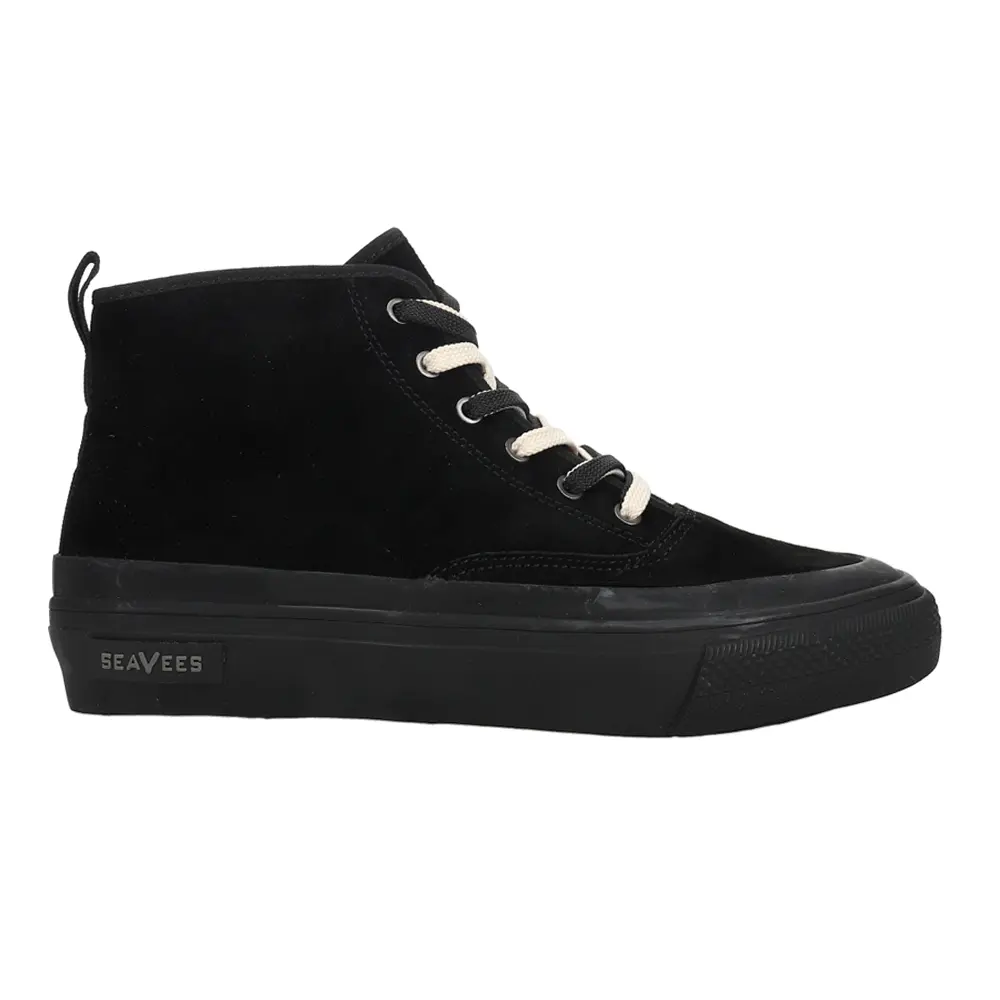 SeaVees Womens Mariners High  Sneakers Shoes Casual - Black