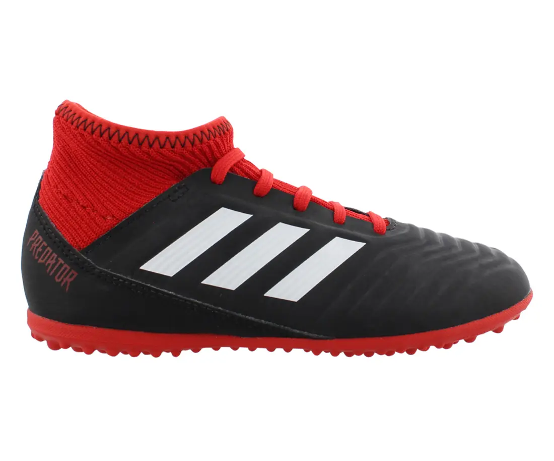 Adidas Predator Tango 18.3 Turf GS Boys' Soccer Shoes - Lace-Up Sports Footwear for Kids' Outdoor Turf Play & Training with Enhanced Grip, Sports Shoes, Football