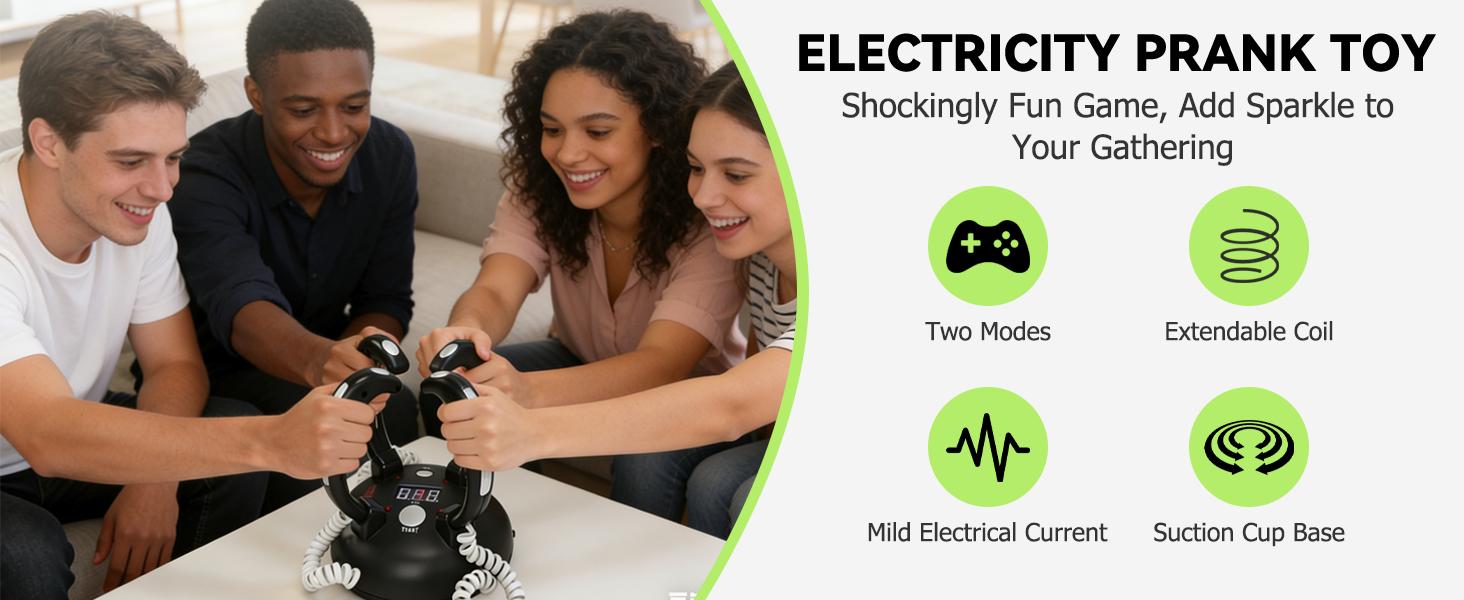 Electric Finger Lie Detector Shock Game Lie Detector Test Shock Finger Game Polygraph Machine Micro Lie Detector Finger Shock Roulette Party Game Gift