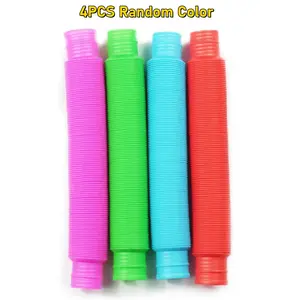 4/8/16 Pack Pop Tubes, Sensory Toys Party Favors for Kids 8-12 Fidget Toys for Anxiety Goodie Bag Stuffers Treasure Box Classroom Prizes Gifts for 3 4 5 6 7 8 9 Year Old Boys Girls Toddlers