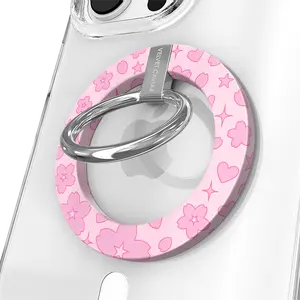 Pink Cherry Blossom MagSafe Grip Ring