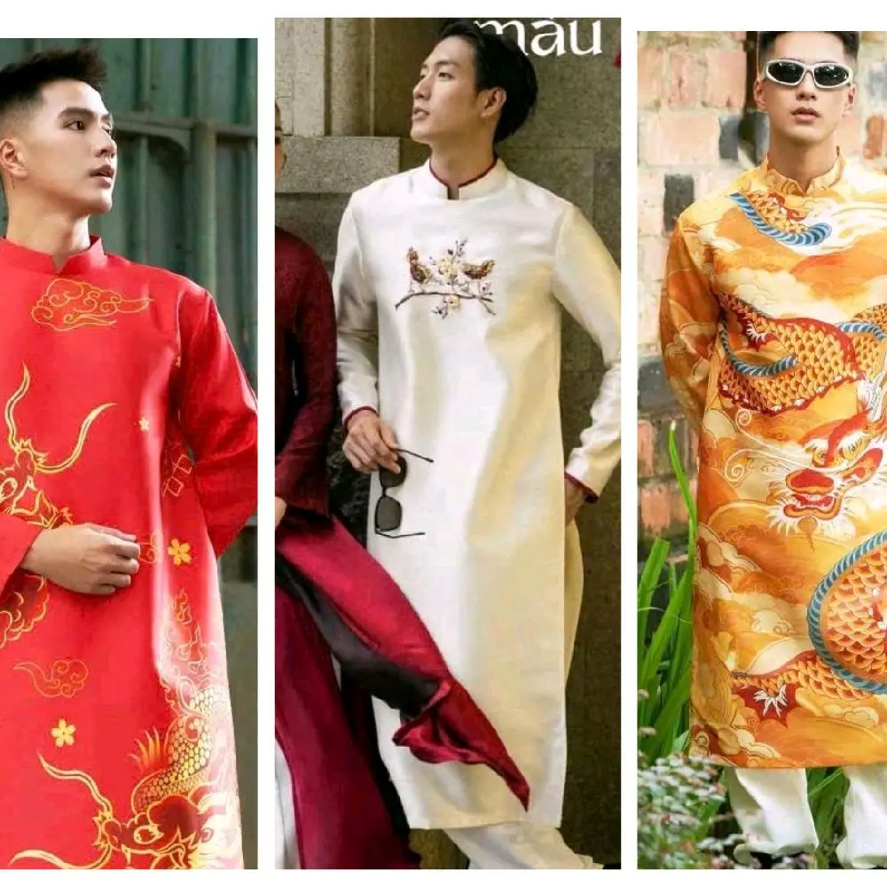 Áo Dài Nam ( Vietnamese Size ) / Men Ao Dai / Boy Ao Dai / Luna Ao Dai / Vietnamese Ao Dai