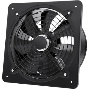 12'' Utility Explosion Proof Fan, 125W Wall Mounted Air Blower Fan for Garage Kitchen Axial, 2800RPM Industrial Ventilation Extractor Fans for Paint Booth (12in-125W)