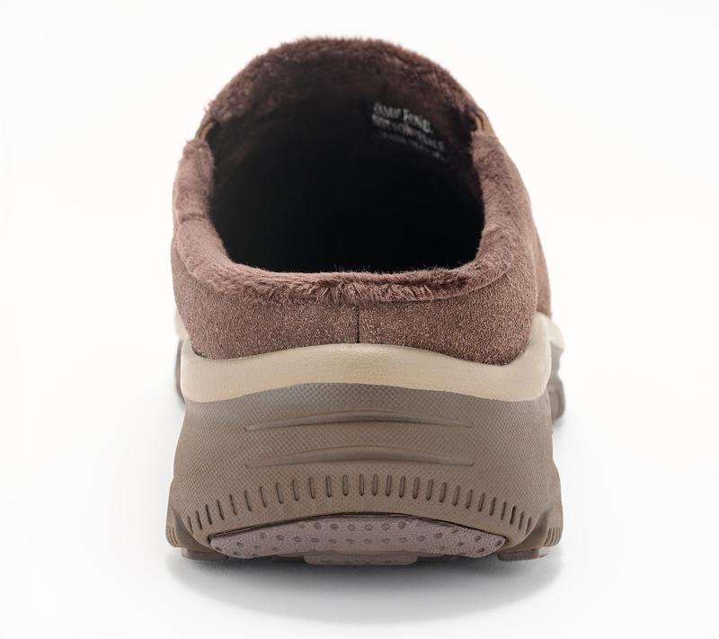 Skechers Easy Going Water-Repellent Studded Suede Clogs