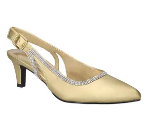 Easy Street Slingback Pumps - Glisten