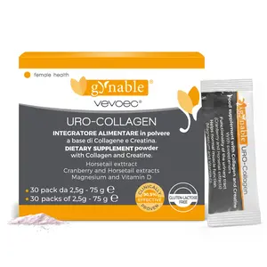Gynable URO COLLAGEN for Women's Postpartum Recovery, 30 Count, Made in Italy. Oral Collagen for Kegel Maintenance & Pelvic Floor Strength, Edible Health Supplement, Support Intimate Wellness - Mother's Day Gift