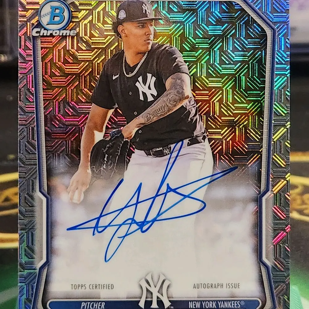 2026 Topps Bowman Carlos Lagrange New York Yankees Mojo Autographed Baseball Card