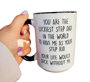 Your A Lucky Step Dad, Bonus Dad, Funny Step Dad Gifts, Fathers Day Gifts, Step Dad Mug, Father's Day Mug, Best Bonus Dad Mug, Novelty Coffee Mug, Gifts For Bonus Dad, 11 15oz Ceramic Cup, Birthday
