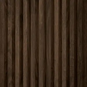 From Plain To Beautiful In Hours Medium Slats 1/2 in. x 0.79 ft. x 7.88 ft. Glue-Up Decorative Foam Wood Slat Walls (10 Pack)/62 sq. ft.