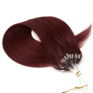 50pcs Natural Straight Blonde Human Hair Micro Loop Extensions 18-28 Lengths Secure Clip-In for Party Everyday Styles 30g Pack 100% Human Hair Extensions