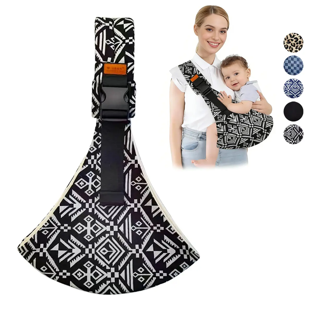 Baby Sling Carrier,Toddler Carrier, 2025 New Baby Sling,Portable and Lightweight Sling,Non-Slip Hip Seat Carrying 10-30lbs