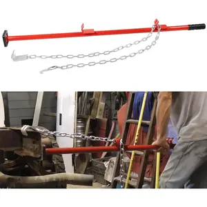 77175 Auto  Alignment Bar Pulling Stick Tool 52in for  Repair Bumper Hood Panel Deck & Bracket Dent Puller Stick Alignment Repair Tool Auto  Dent Repair Tool with Chain