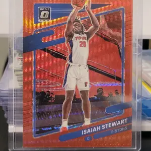 2021-22 Panini [Red Wave] Prizm Donruss Optic Isaiah Stewart  #12